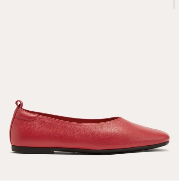 Everlane Shoes - NEW Everlane The Day Glove Classic Red Leather Ballet Flat 8.5